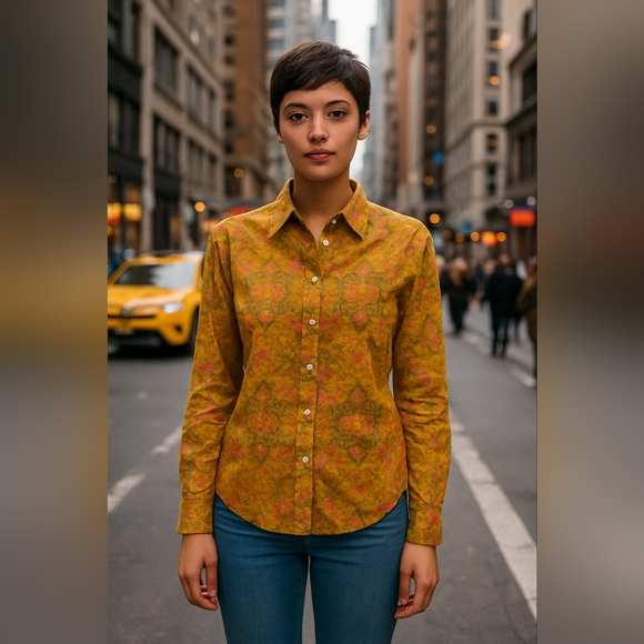 ISAAC MIZRAHI TARGET CItrus Shirt - Picture 9 of 9